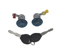 Yurefax AL287 GED-30M416-S2S ensemble complet de serrure porte commutateur d'allumage, for NISSAN, for Datsun, 720 Navara D22 Cylindre de verrouillage du commutateur d'allumage(BLACK 2pcs Door Lock)