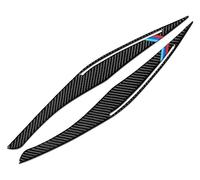 Yurefax Autocollant de Garniture de Couverture de sourcil de paupière de Phare en Fiber de Carbone, for, for BMW, for E90 E91 série 3 4 Portes berline 2009-2012 Accessoires de Voiture Sourcils de PHA