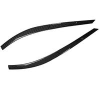 Yurefax Autocollants automatiques de revêtement d'habillage couvercle d'oeil sourcil phare avant, for VW, for, 2011-2016, aspect Fiber carbone Paupière de phare