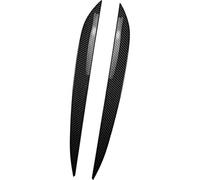 Yurefax Autocollants de revêtement d'habillage couvercle d'oeil sourcil phare avant, for VW, for Touareg, 2010-2018, aspect fibre carbone Paupière de phare