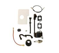 Yurefax Bobine d'allumage bougie d'allumage carburateur tuyau de mazout pièces de tronçonneuse, for STIHL, 017 018 MS170 MS180 MS 170 180 Bobine d'allumage