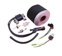 Yurefax Bobine d'allumage de filtre à Air, pièce de moteur de tondeuse à gazon, interrupteur marche/arrêt, Kit de bougies d'allumage GX340 GX390 11HP 13HP GX 340 390 Bobine d'allumage