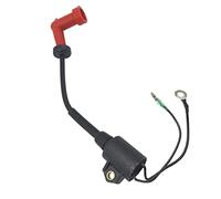 Yurefax Bobine d'allumage haute pression avec caoutchouc, for YAMAHA, for Parsun, moteur hors-bord 9, CV 15 2 temps Bobine d'allumage de moteur marin