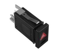 Yurefax Bouton de commutation de voyant d'avertissement de danger d'urgence de voiture, for Volkswagen, for Passat, variante B5 3B 3B0953235D 3B0953235B Bouton de commutation des feux de détresse