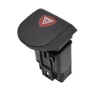 Yurefax Bouton de commutation d'éclairage d'urgence d'avertissement de danger, for Renault, Kangoo 1997-2018 7700308821 Bouton de commutation des feux de détresse