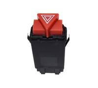 Yurefax Bouton de tableau de bord de commutateur d'avertissement de feu de détresse for A3 8L1 1996-2003 8L0941509L contrôle des feux de danger de voiture Bouton de commutation des feux de détresse