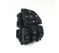 Yurefax Boutons multifonctions de commutateur régulateur vitesse volant voiture, for Ford, for Edge, for Explorer, 2012 2013 2014 2015 Interrupteur de volant de voiture(BLACK A1)