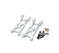 Yurefax Bras oscillants de Bras de Suspension arrière en Alliage d'aluminium, for Wltoys, for Voiture RC 104001 1/10 Biellette de Bras de Suspension(Pinkish Grey)