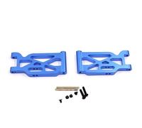 Yurefax Bras oscillants de Bras de Suspension Avant en Alliage d'aluminium 2 pièces, for Wltoys, for Voiture 104001 1/10 RC Biellette de Bras de Suspension(Navy Blue)
