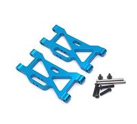 Yurefax Bras oscillants de Bras de Suspension Avant en Alliage d'aluminium, for Wltoys, for Voiture RC 104001 1/10 Biellette de Bras de Suspension(Blue)
