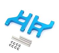 Yurefax Bras oscillants de Bras de Suspension Avant en métal, 2 pièces, Voiture sur chenilles 1/10 RC, for Tamiya, for CC01 CC-01 Biellette de Bras de Suspension(Blue)