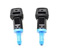 Yurefax Buse de Jet de lave-glace d'essuie-glace avant 2 pièces, for Jeep, Patriot Compass 2008 2009 2010 2011 2012 2013 2014 2015 2016 Buse de lave-phares