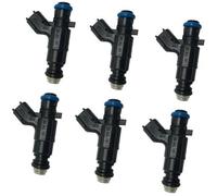 Yurefax Buse d'injecteur d'essence de carburant 6 pièces 26Lbs EV6 injecteur voiture 0280156131 buse, for Cadillac, for CTS, for SRX, for STS 3.6L Système d'alimentation