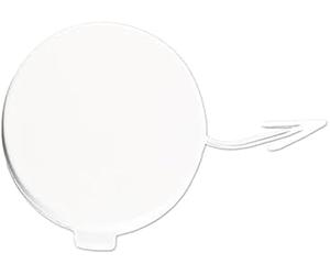 Yurefax Cache-œillet de remorquage for Ford Fiesta 2012-2017 1805922 C1BB17A989AA, accessoires de voiture, capuchon de crochet de remorquage for pare-chocs avant (taille: blanc côté passager) Cache-œi