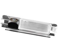 Yurefax Caméra de recul, pour Sandero, pour Dacia, pour Stepway, pour Logan 1/2 Ahd 1080P 170, Objectif Fish-Eye, Sauvegarde Vue arrière Voiture Caméra de recul(Black AHD 720P Camera)