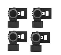 Yurefax Capteur de stationnement 3 Couleurs 4 pièces, Assistance Marche arrière, for 39680-TV0-E111-M1 39680TV0E111M1 0263023776 Avertissement d'obstacle arrière du véhicule(Schwarz)