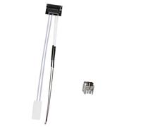 Yurefax Capteur de température thermistance chauffage en céramique d'imprimante 3D 24V 60W, pour laboratoire Bambu, pour X1 X1C Sonde de thermistance pour imprimante 3D(BLACK P1 P1S Heater Thermistor)