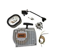 Yurefax Carburateur filtre à Air bobine d'allumage Module démarreur parc prise tronçonneuse outil pièces accessoires, for STIHL, 044 046 MS440 MS460 Bobine d'allumage