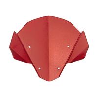 Yurefax Carénage de Pare-Brise de Moto Déflecteurs de Vent Pare-Brise Accessoires en Aluminium CB650R 2019 2020 2021 Pare-Brise de Moto(Rot)