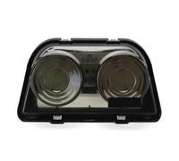Yurefax Clignotant de feu stop arrière LED, for CBR250 MC19 MC22 CBR400 NC23 NC29 MC18 NSR250SE MC21 MC28, lampe intégrée de moto Clignotants pour moto(Dark Grey)