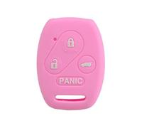 Yurefax Coque de Protection en Silicone for clé Voiture, for Accord, CR-V, Civic, Insight 2016 2017 2018 Étui pour clé de Voiture(Pink)
