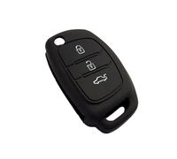 Yurefax Coque en Silicone for clé à 3 Boutons, for Hyundai, Santa FE, Sonoata, for Elantra, Verna IX35, Solaris IX45 I10 I30 I40 I45 Étui pour clé de Voiture