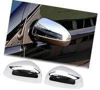 Yurefax Couvercle de rétroviseur latéral chromé, for, for, for Smart, Fortwo 453 2015 2016 2017, garniture couvercle extérieur Couverture de rétroviseur