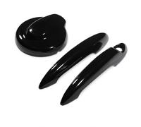 Yurefax Couvercle extérieur de poignée de porte de voiture et bouchon de réservoir de carburant pour Mini Cooper S R50 R52 R53 R55 R56 R57 R58 R59 R61, 2 couvercles de porte + 1 couvercle de bouchon
