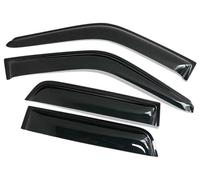 Yurefax Déflecteurs de vitres latérales, for Toyota, Hilux Surf 1990 1991 1992 1993 1994 1995 Visières de fenêtre noires Déflecteurs de protection contre la pluie et le soleil Fenêtre latérale Sunshad