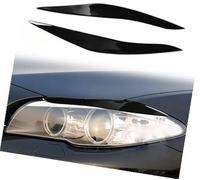 Yurefax Ensemble de garniture de paupières pour la 1 paire de garniture sourcil phare voiture, pour BMW, pour série 5 F10 2010-2013 Abs sourcils pour avant paupière couvercle autocollants