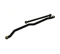 Yurefax Ensemble de Liaison de Direction en métal 1/10, for Axial, for Voiture d'escalade Wraith 90018 RC Biellette de Bras de Suspension(Schwarz)