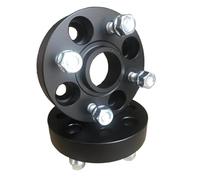 Yurefax Entretoises 2PCS de roue 4x108 Hubcentric 65,1 mm Adaptateur en aluminium Bride joint, for Peugeot, 206 207 208 408 406 Cales Plaque Cale d'espacement de roue en alliage de voiture(BLACK 30mm)