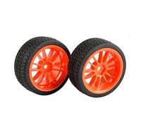 Yurefax Éponge d'insertion de Roue pneus Vitesse 4 pièces, for HSP, for HPI, Voiture Tourisme 1/10 1.10 Pneus pour Voitures télécommandées(6031R-6091)