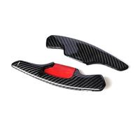 Yurefax Extension de levier de vitesse de volant de voiture en fibre de carbone 2 pièces/ensemble, for Ford, for Taurus, for Mondeo, for Lincoln Palettes de changement de vitesse pour voiture