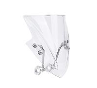 Yurefax Extension de Spoiler de Pare-Brise Variable à Pince for Pare-Brise de Moto G310R Fz 400 F800gs R1200GS F800GS K 1200 S Pare-Brise de Moto(Newest Clear1)