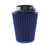 Yurefax Filtre à air universel for voiture de 3 pouces, filtre d'admission d'air propre à haut débit, cône rond, kit d'induction, maille sport haute puissance Filtre à air pour voiture(65mm Blue)