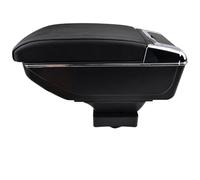 Yurefax For citroën, C4 hayon 2004-2010 accoudoir de voiture porte-gobelet central Console centrale boîte de rangement accessoires accessoires de voiture Accoudoir de voiture(BLACK Black Thread)