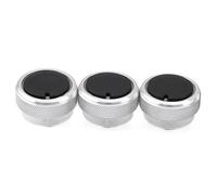 Yurefax For Ford, for Focus, 2 3, for Mondeo, bouton AC interrupteur de commande chaleur climatisation voiture Bouton de climatisation de voiture(Silver)