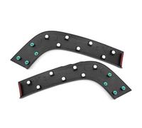 Yurefax For Jeep, Renegade 2015-2022 garde-boue de roue de voiture boîtier de roue moulage garniture de garde-boue évasés garde-boue assemblage de sourcil de roue Garniture de passage de roue de voitu