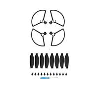 Yurefax for Mini, Propeller Guard 4726 Protecteur de Couvercle d'hélice Extender Drone Train d'atterrissage, for DJI, for, RC Quadcopter Protection d'hélice de Drone(Black kit B)