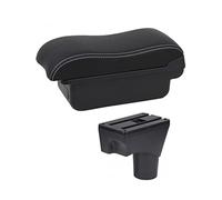 Yurefax For NISSAN, for mars, for Micra, K13 MK4 IV accoudoir boîte Console centrale accoudoir Auto Console centrale stockage voiture Accoudoir de voiture(BLACK A3 No USB)