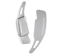 Yurefax , for Opel, for Vauxhall, Astra L 2022 2023 GS Line Ultimate Hybrid Car Volant Shifter Paddle Extension Autocollants Accessoires Palettes de changement de vitesse pour voiture(BLACK Silver)