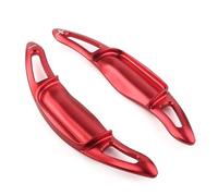 Yurefax For Toyota, Camry 2018 2019 2020 Voiture Shifter Paddle Volant Changement Direct Vitesse Modifié Paddle Cover Sticker Aluminium Palettes de changement de vitesse pour voiture(Rot)