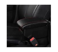 Yurefax For VW, for vento, for POLO, V 2009-2020 boîte d'accoudoir de voiture accessoires de rangement de Console centrale avec accessoires de voiture USB Accoudoir de voiture(BLACK E Black Red 9 Usb)