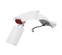 Yurefax Garde-Boue de Garde-Boue arrière amélioré modifié, for Scooter électrique Xiaomi, M365 1s Pro 2, avec Grand Support de feu arrière réglable Garde-Boue pour Skateboard(White)