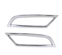 Yurefax Garniture de couvercle sortie d'air tableau bord chromé 2 pièces, for Ford, KUGA ESCAPE 2013 2014 2015 Décoration de garniture de ventilation de voiture