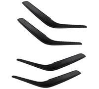 Yurefax Garniture de poignée de porte de voiture Panneau de poignée porte intérieure voiture, couvercle gauche droit, pour BMW, pour X1 E84 2010-2016, garniture traction d'accoudoir(Black 4pcs)