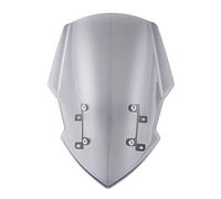 Yurefax Génération Pare-Brise Pare-Brise Moto Accessoires Déflecteurs de Vent, for Yamaha, MT07 FZ07 MT07 2018 2019 2020 Pare-Brise de Moto(Light Smoke)