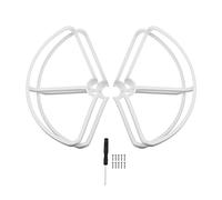 Yurefax Hélice 1080P Protecteur Garde Pare-Chocs FiMi 4K Drone Accessoires de Remplacement Lame vis Couvercle Fens Accessoires Protection d'hélice de Drone(White Prop Guard)