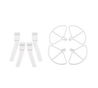 Yurefax Hélice Train d'atterrissage Jambes Tampon en Caoutchouc Garde d'hélice Protecteur de Drone FIMI X8 SE quadrirotor Accessoires Protection d'hélice de Drone(White kit A)